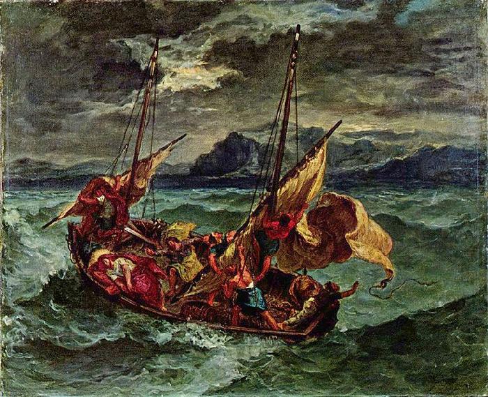 Christus auf dem See Genezareth, Eugene Delacroix
